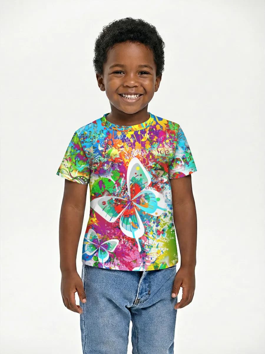Children's cotton T-shirt (for boys. Copy)