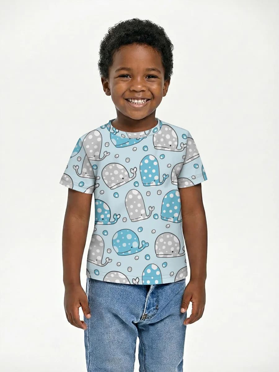 Children's cotton T-shirt (for boys. Copy)