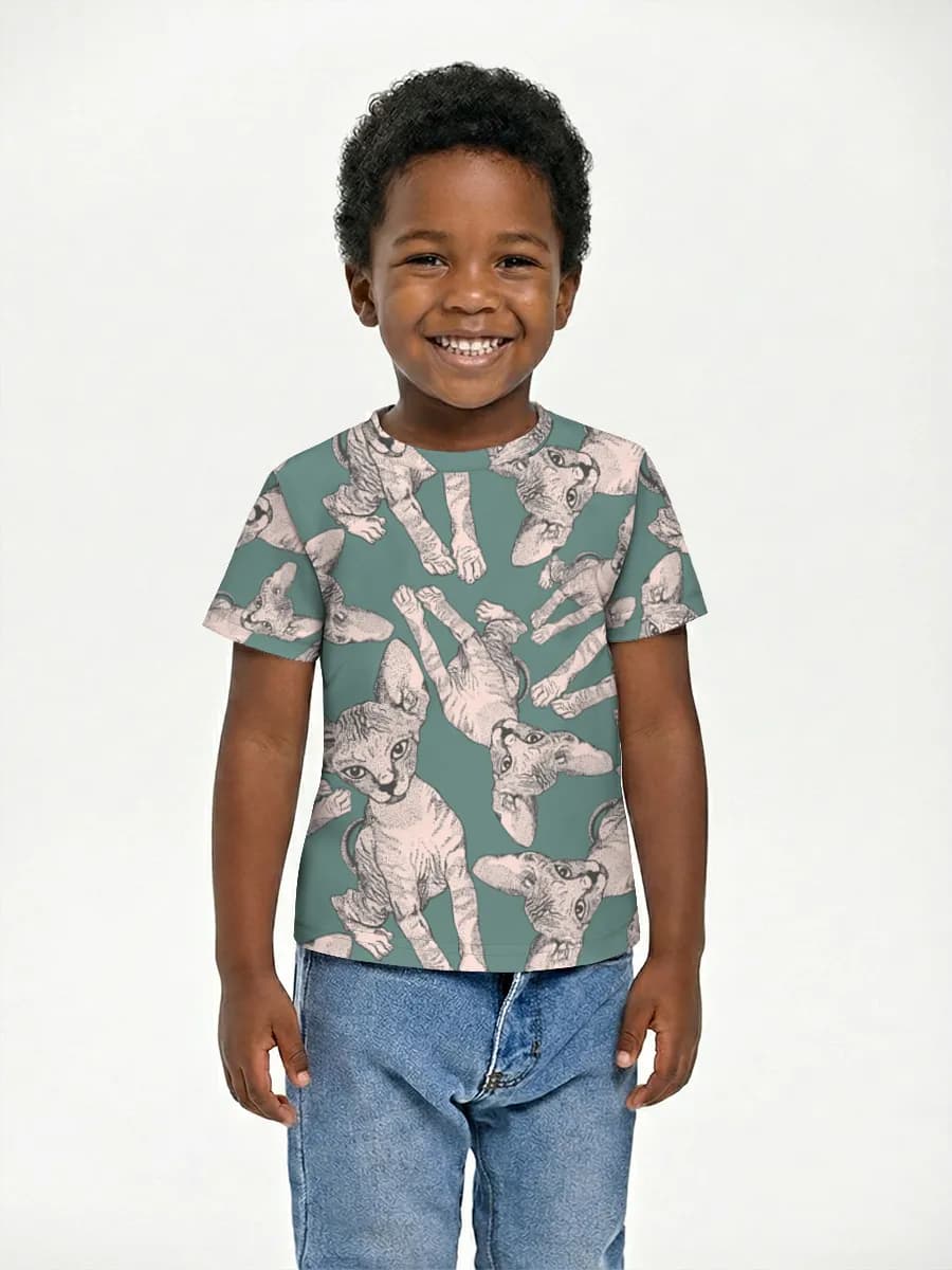 Children's cotton T-shirt (for boys. Copy)