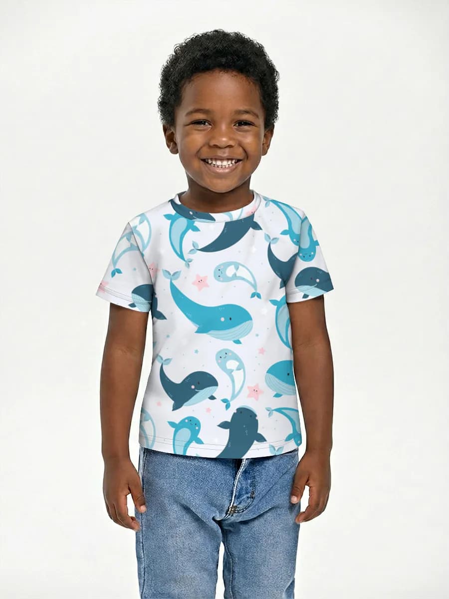 Children's cotton T-shirt (for boys. Copy)