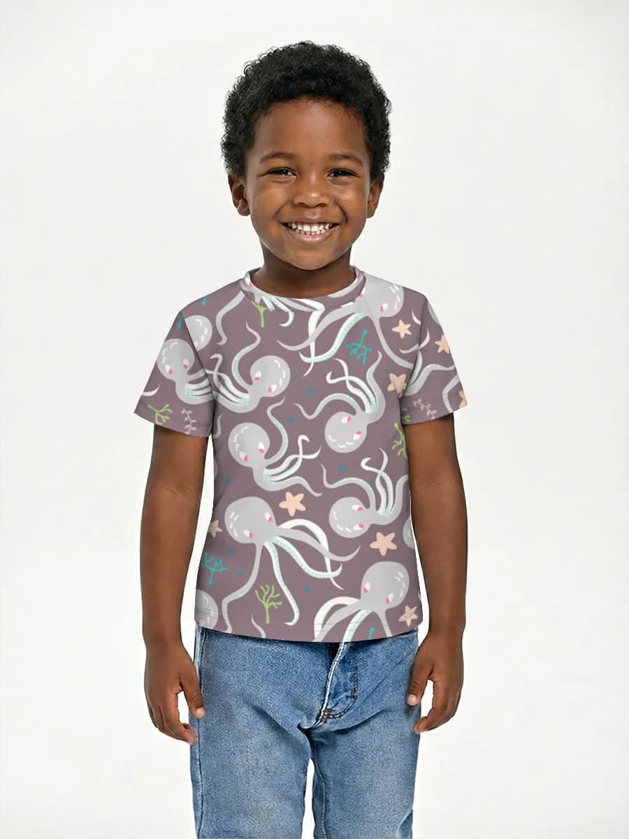 Children's cotton T-shirt (for boys. Copy)