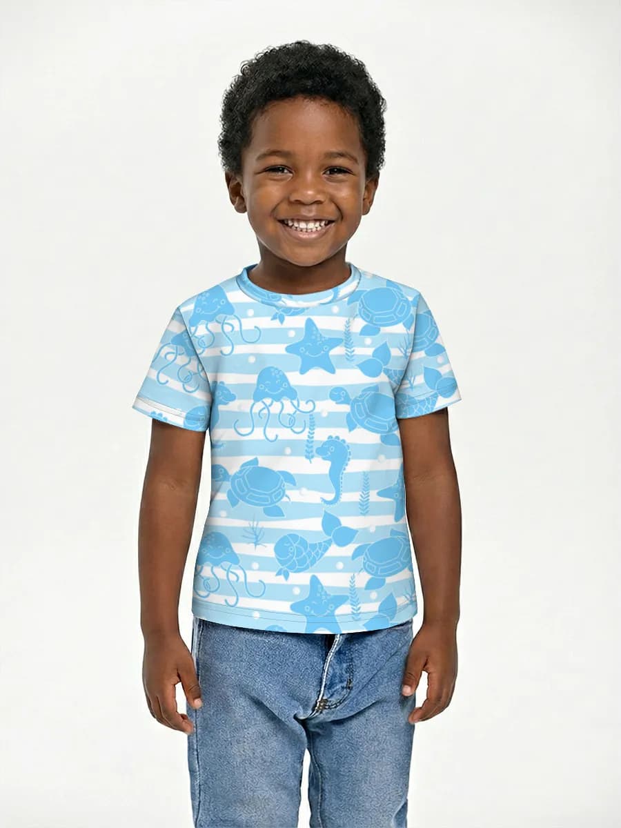 Children's cotton T-shirt (for boys. Copy)