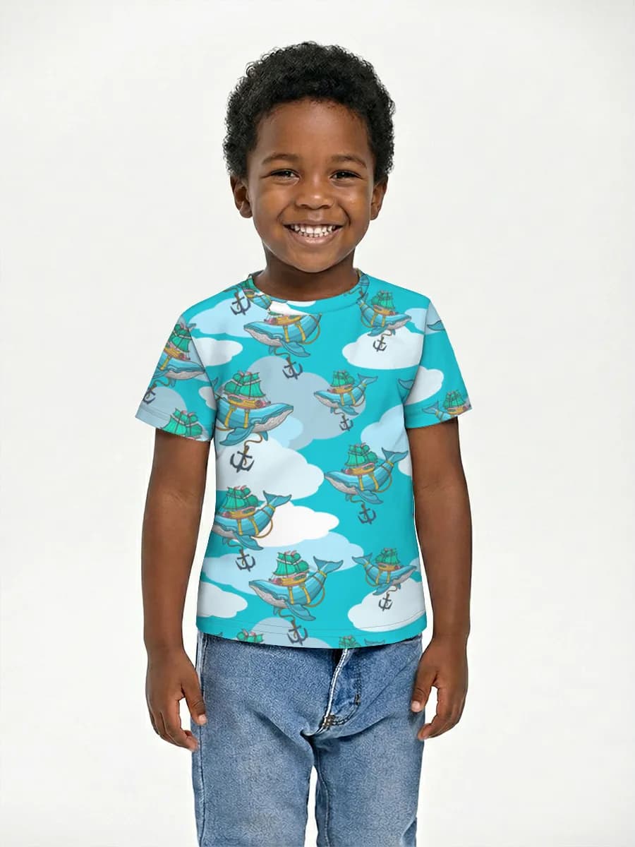 Children's cotton T-shirt (for boys. Copy)