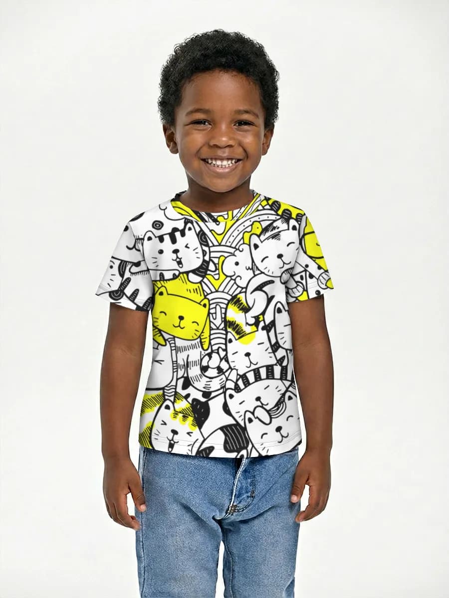 Children's cotton T-shirt (for boys. Copy)
