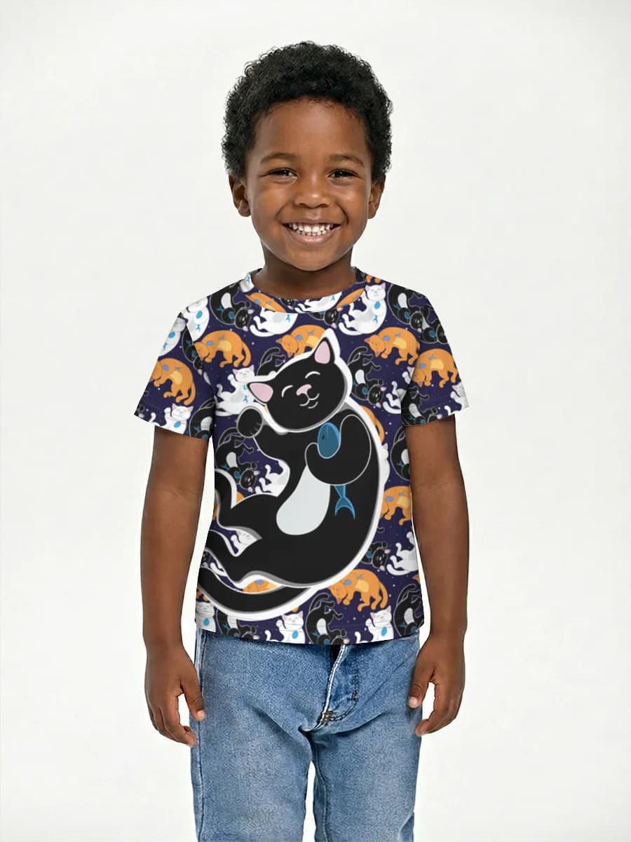 Children's cotton T-shirt (for boys. Copy)