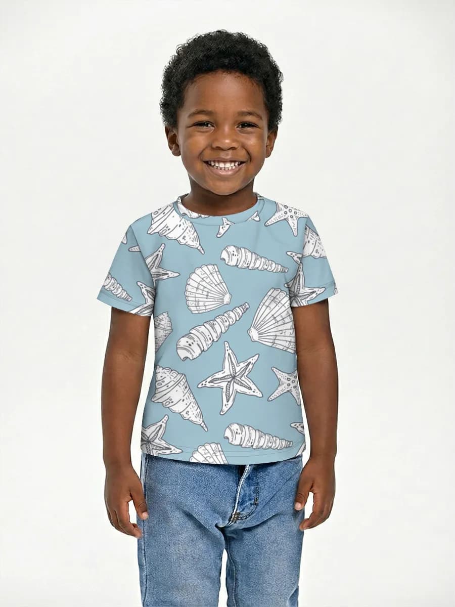 Children's cotton T-shirt (for boys. Copy)