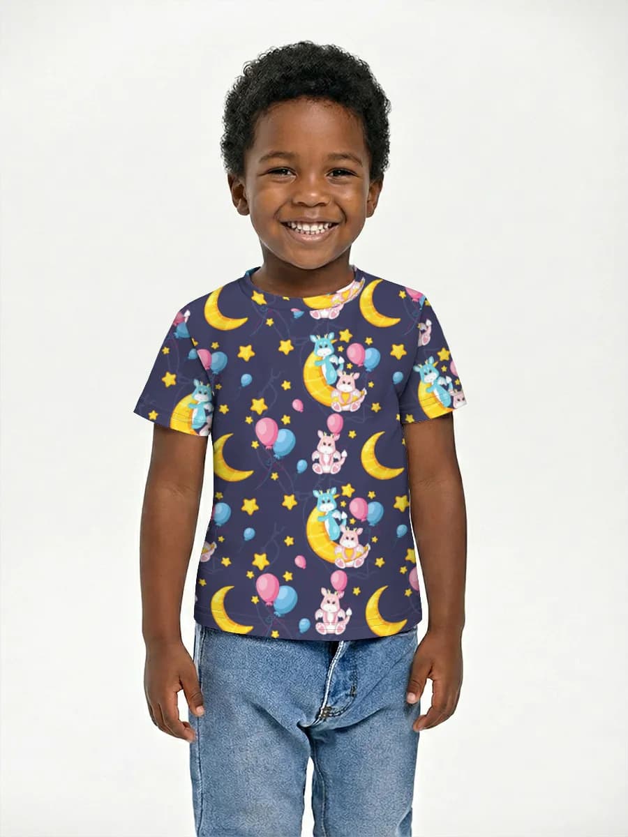 Children's cotton T-shirt (for boys. Copy)