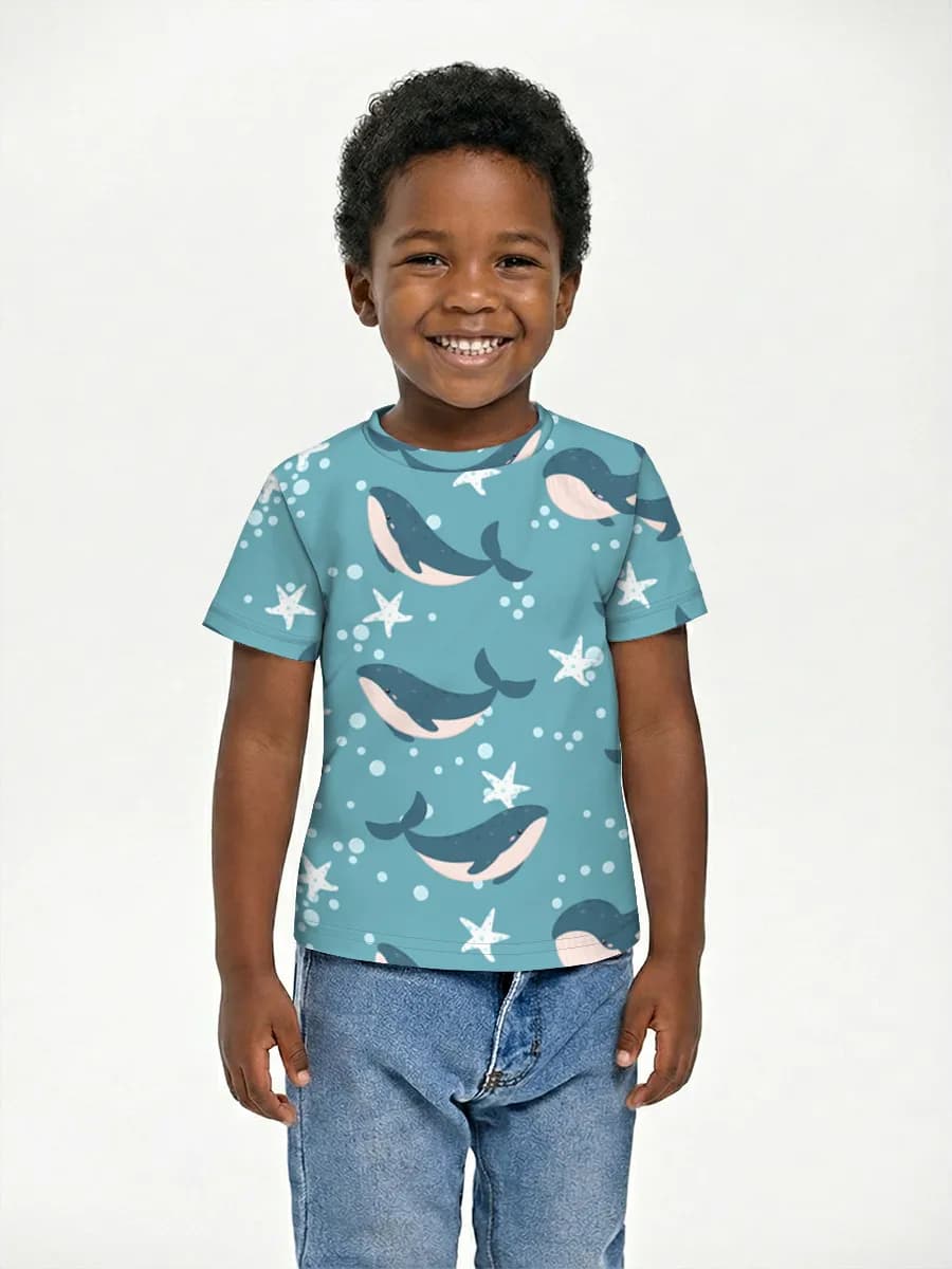 Children's cotton T-shirt (for boys. Copy)