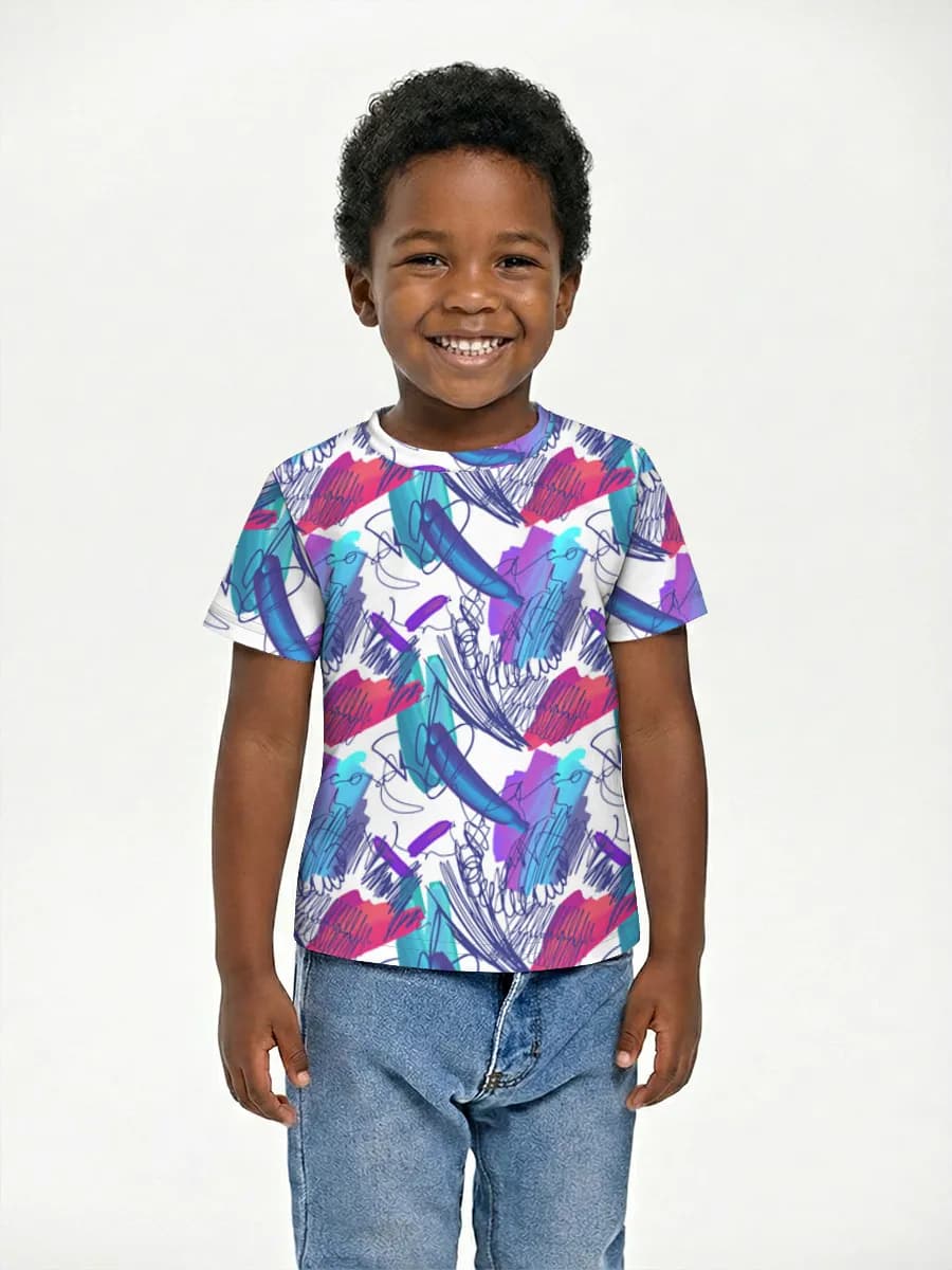 Children's cotton T-shirt (for boys. Copy)