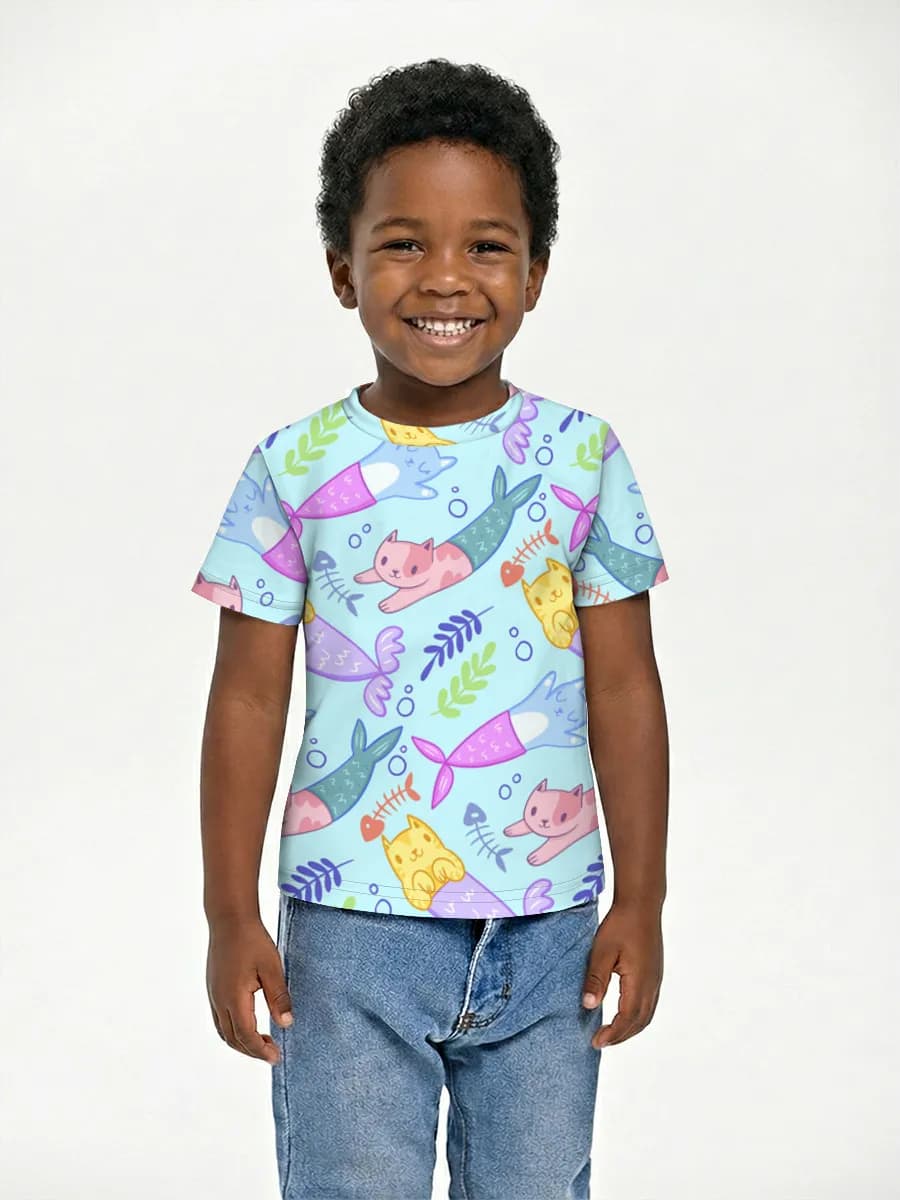 Children's cotton T-shirt (for boys. Copy)