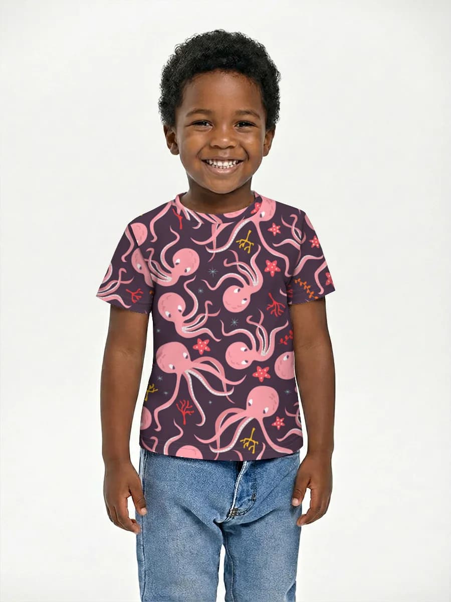 Children's cotton T-shirt (for boys. Copy)