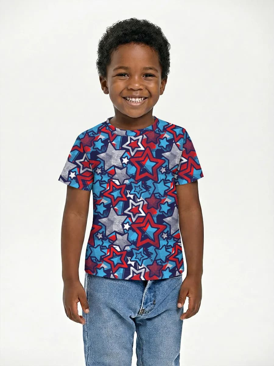 Children's cotton T-shirt (for boys. Copy)