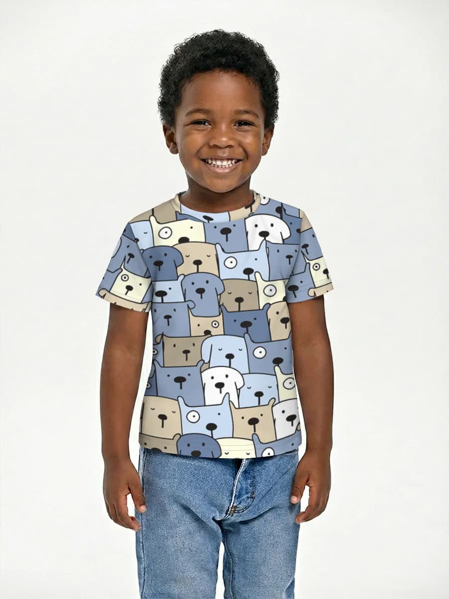 Children's cotton T-shirt (for boys. Copy)