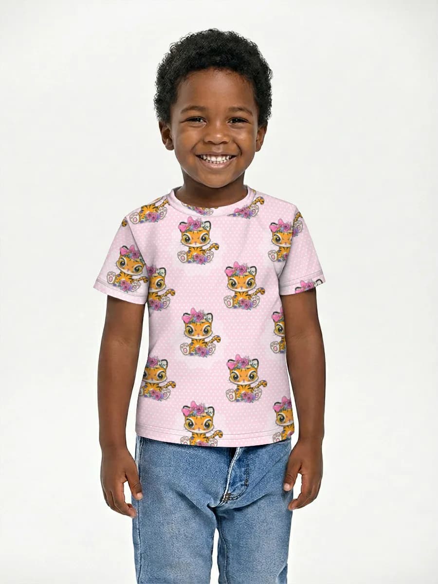 Kawaii Floral Tiger Cub