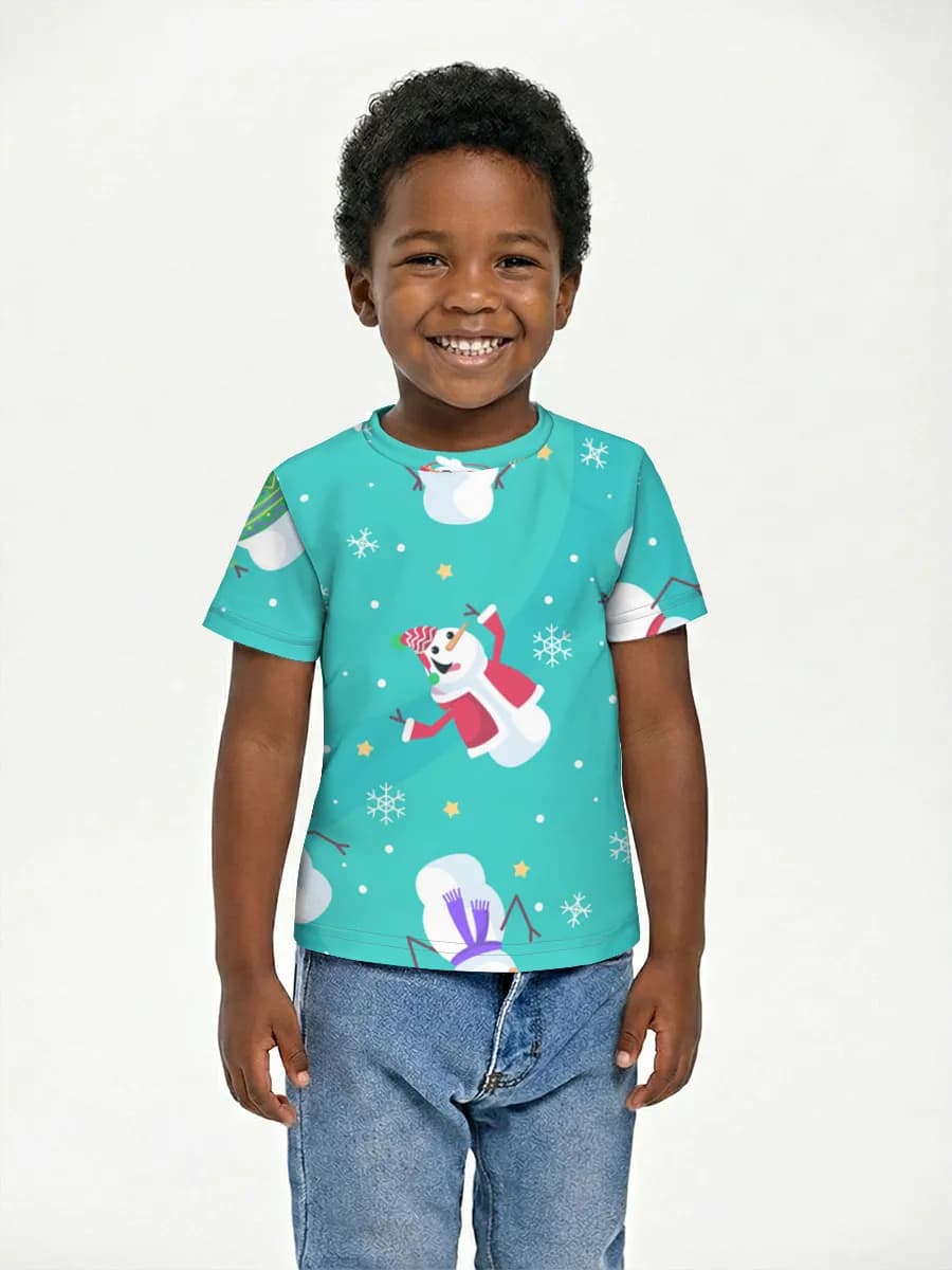 Children's cotton T-shirt (for boys. Copy)