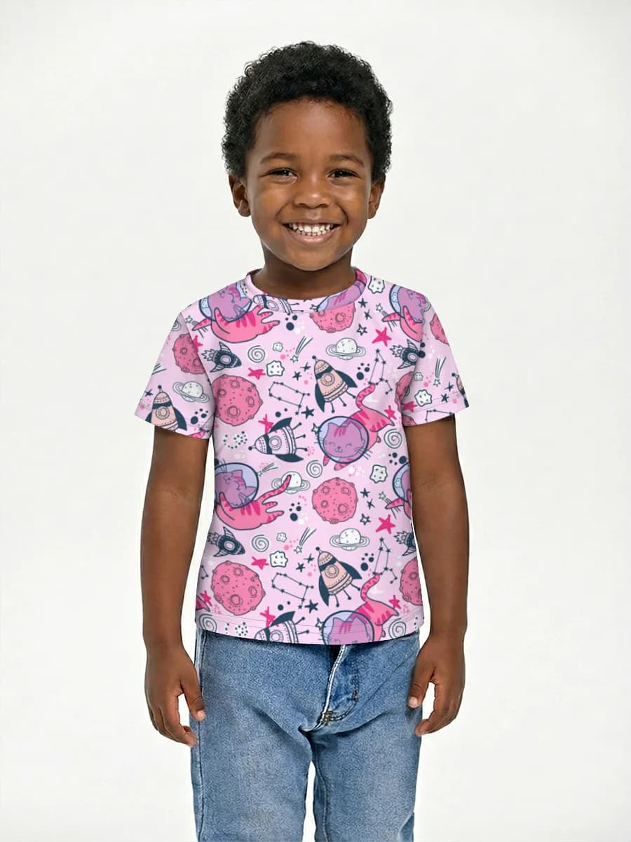 Children's cotton T-shirt (for boys. Copy)