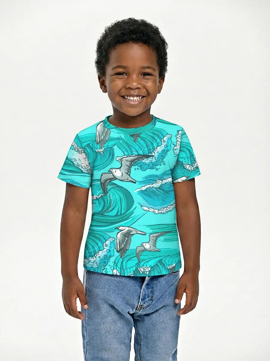 Children's cotton T-shirt (for boys. Copy)