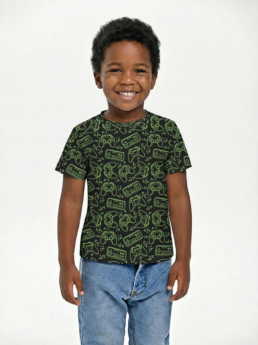Children's cotton T-shirt (for boys. Copy)