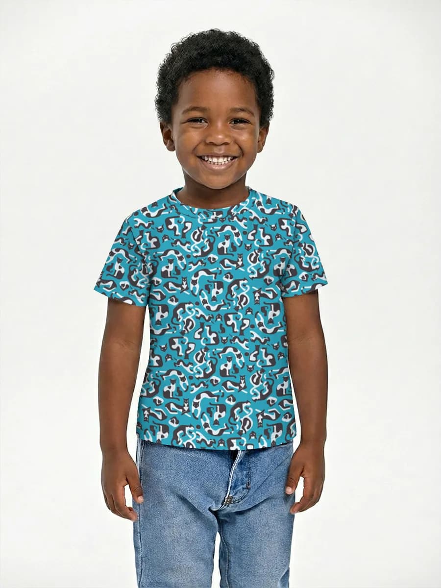 Children's cotton T-shirt (for boys. Copy)