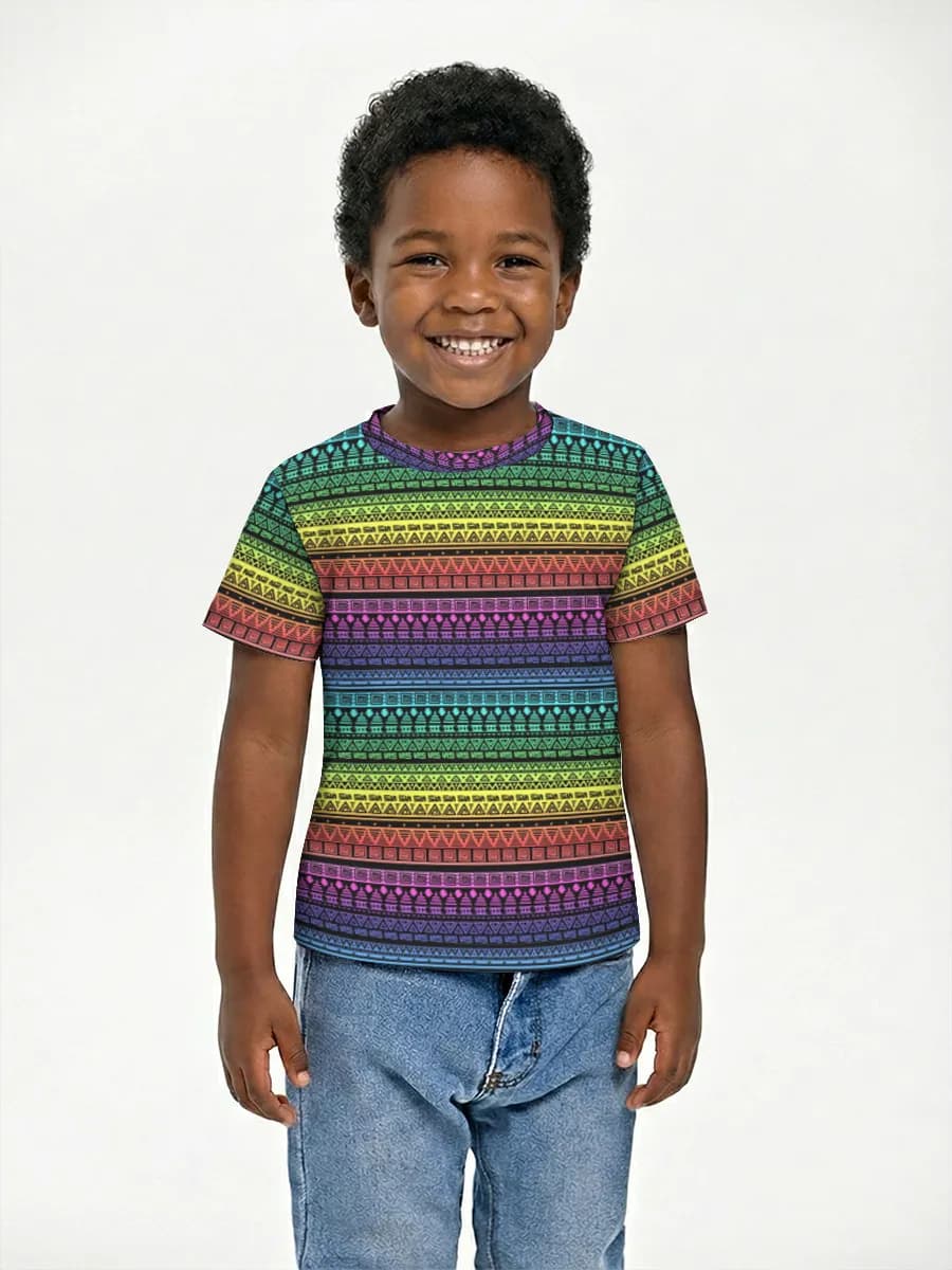 Rainbow Tribal Stripes