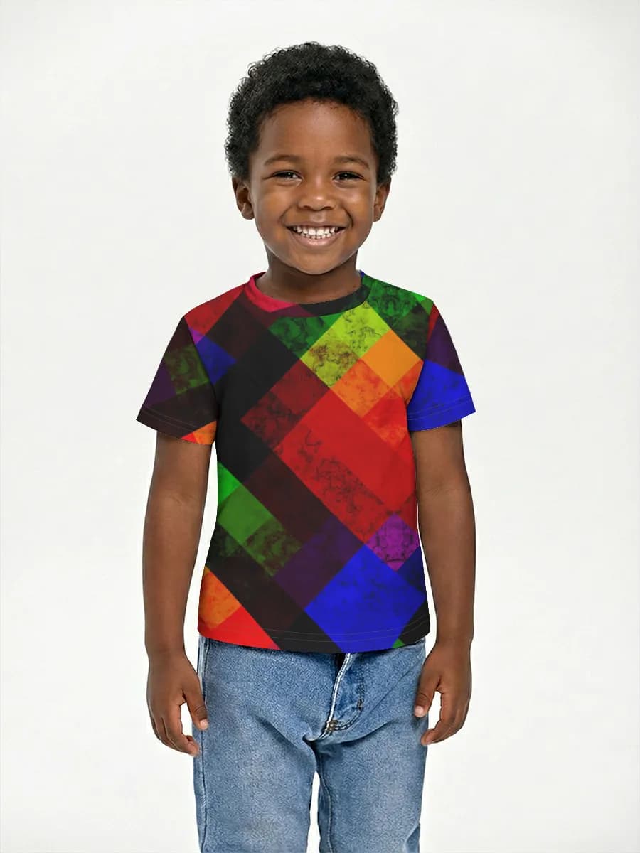 Children's cotton T-shirt (for boys. Copy)