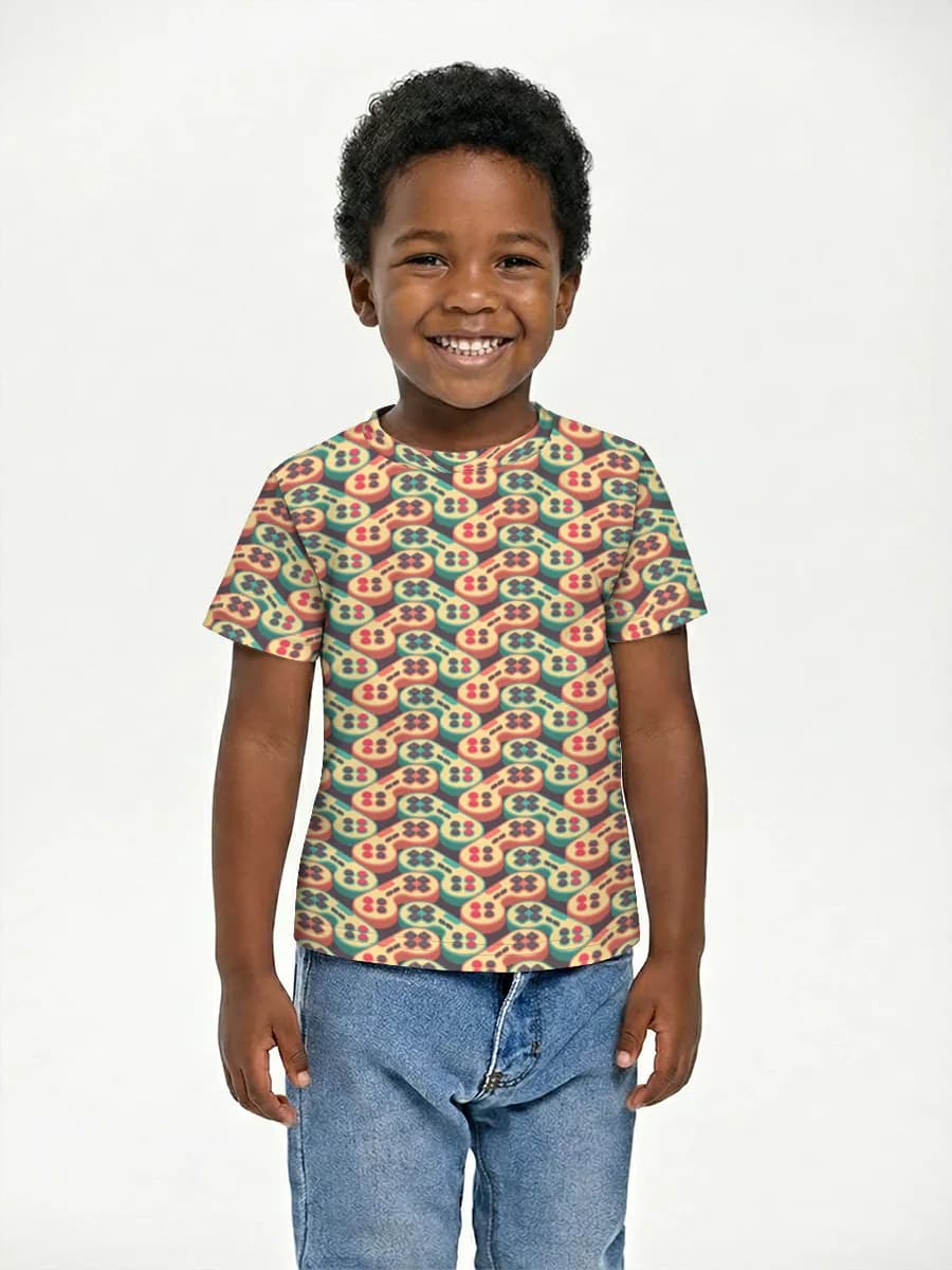 Children's cotton T-shirt (for boys. Copy)