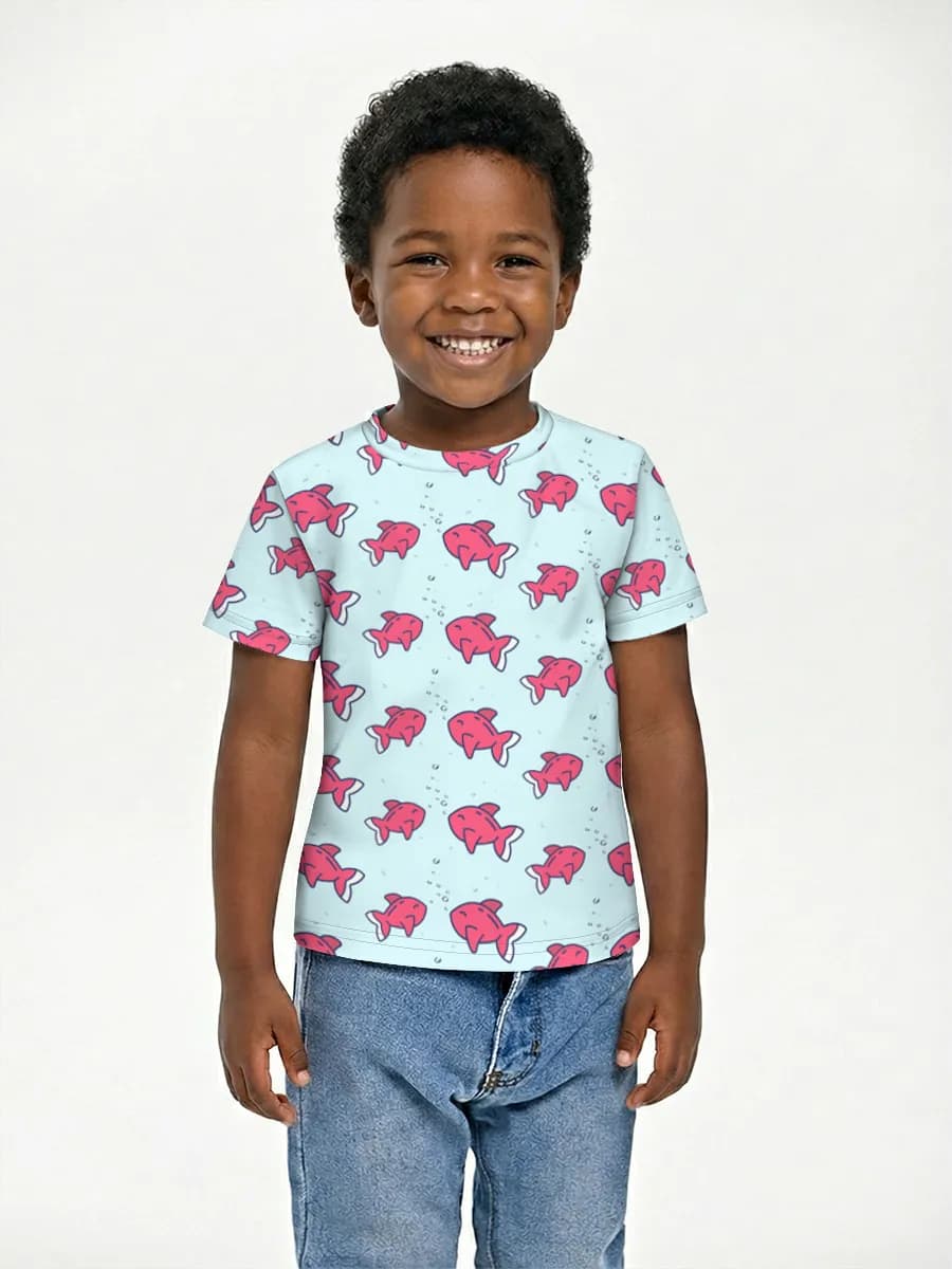 Children's cotton T-shirt (for boys. Copy)