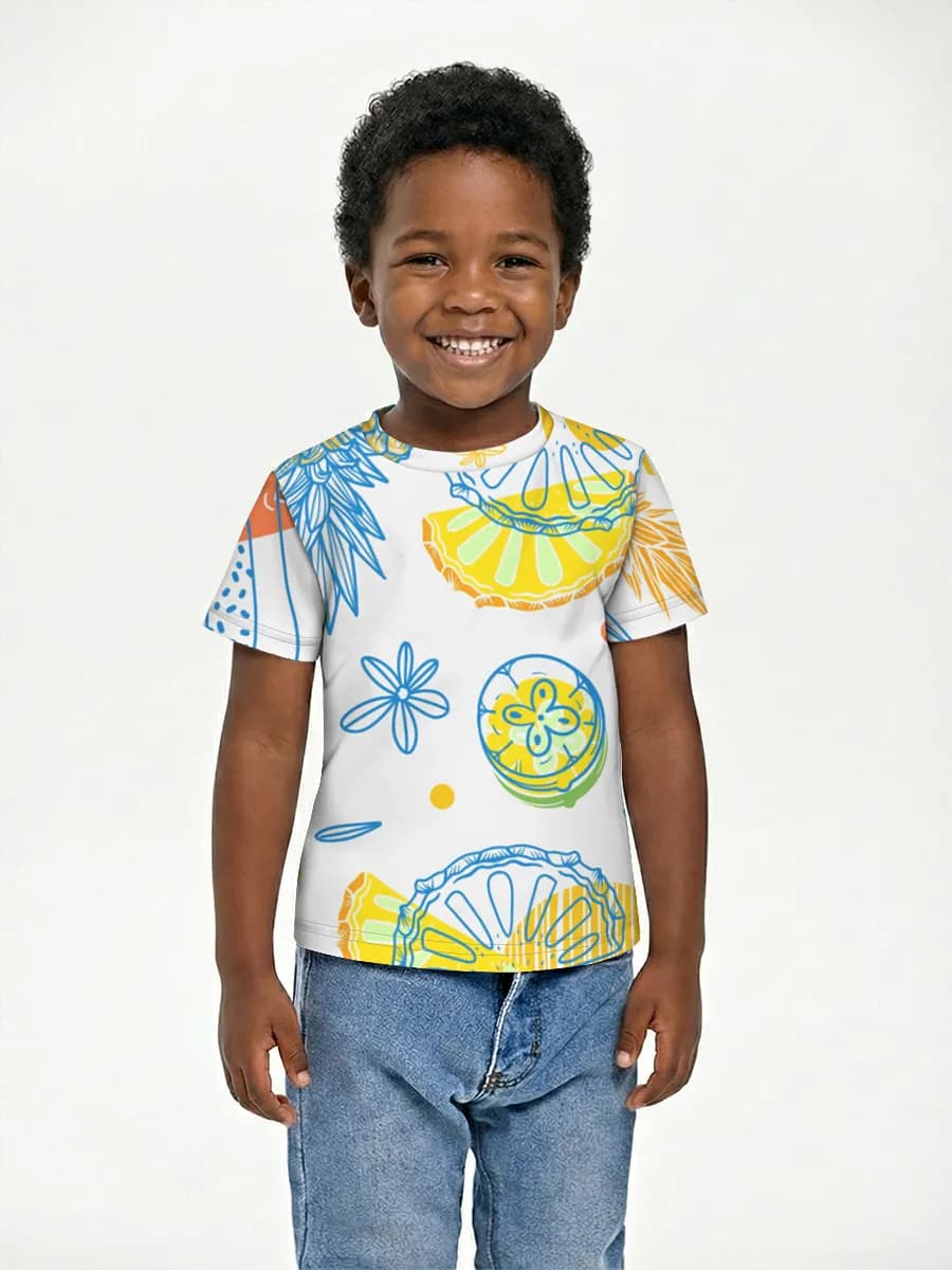 Children's cotton T-shirt (for boys. Copy)
