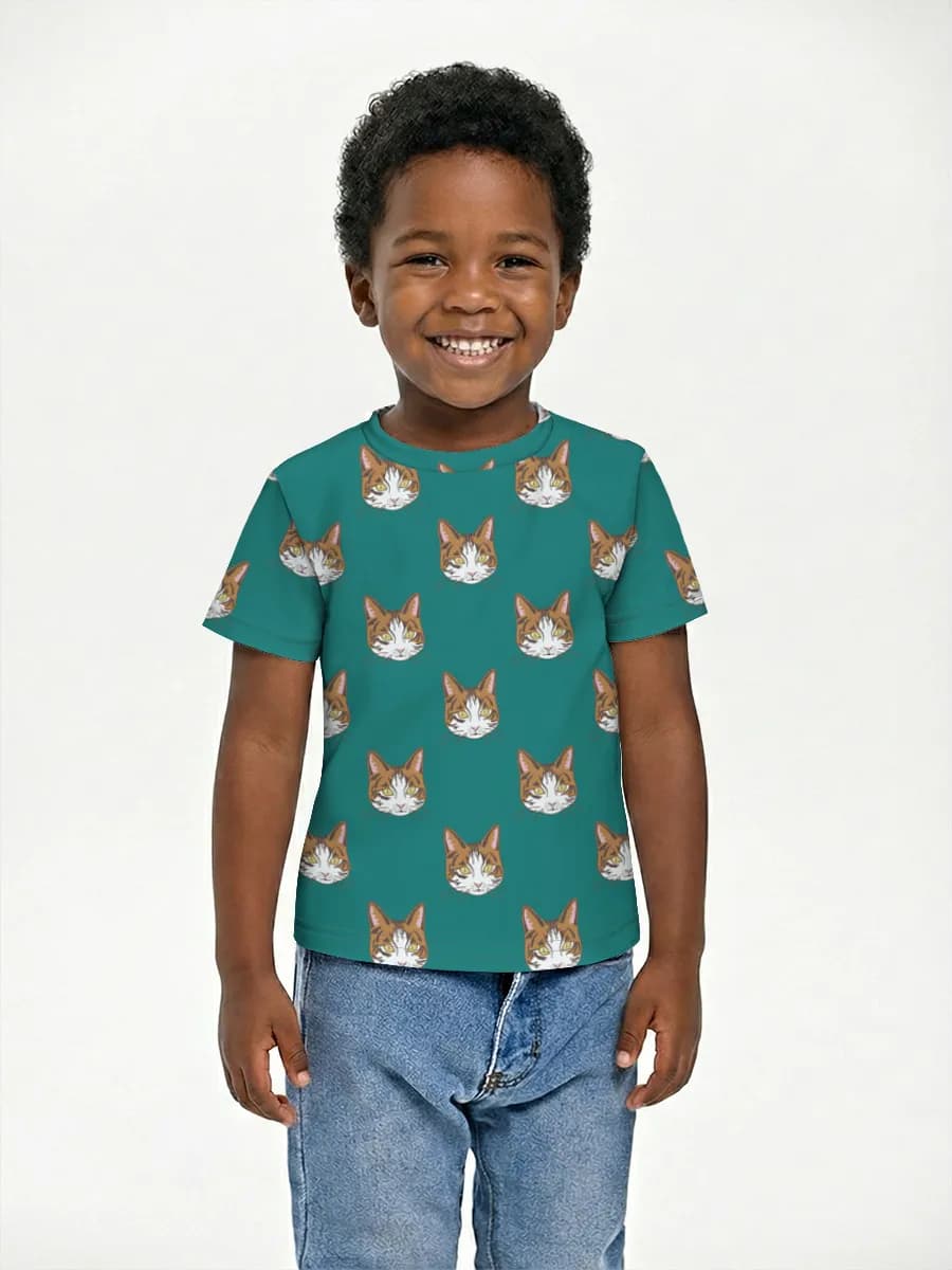 Children's cotton T-shirt (for boys. Copy)
