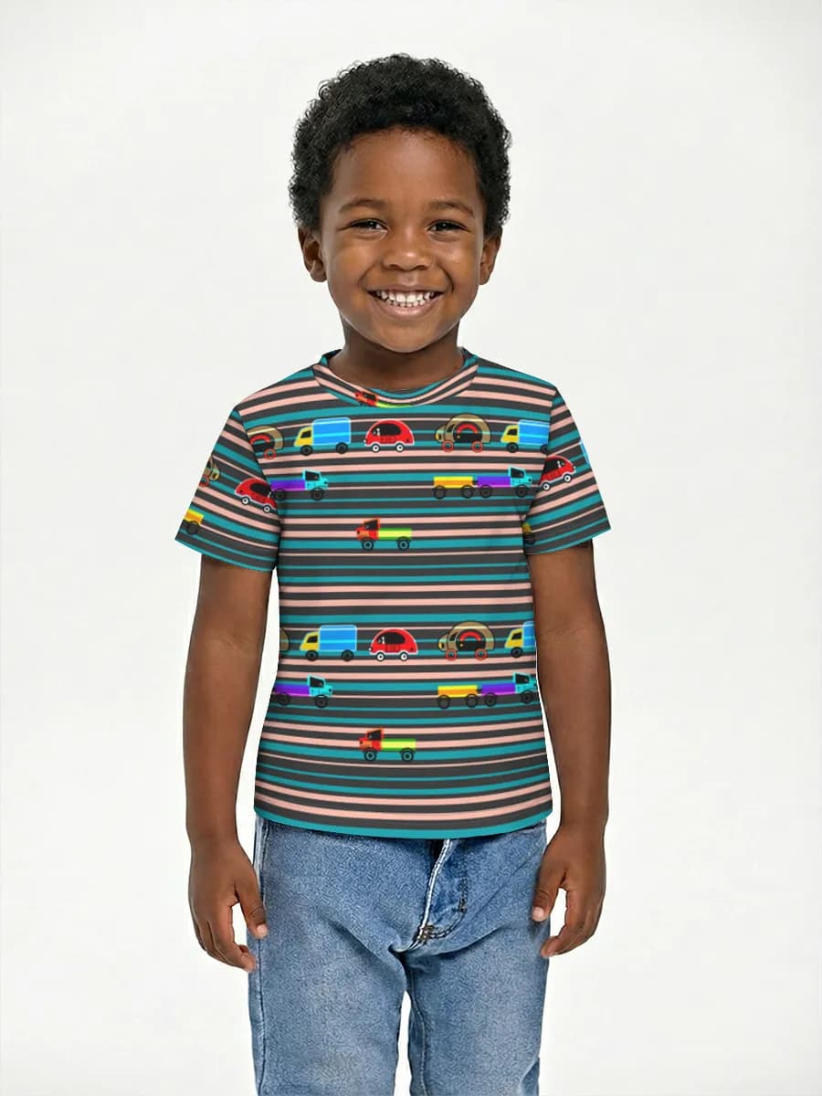 Children's cotton T-shirt (for boys. Copy)