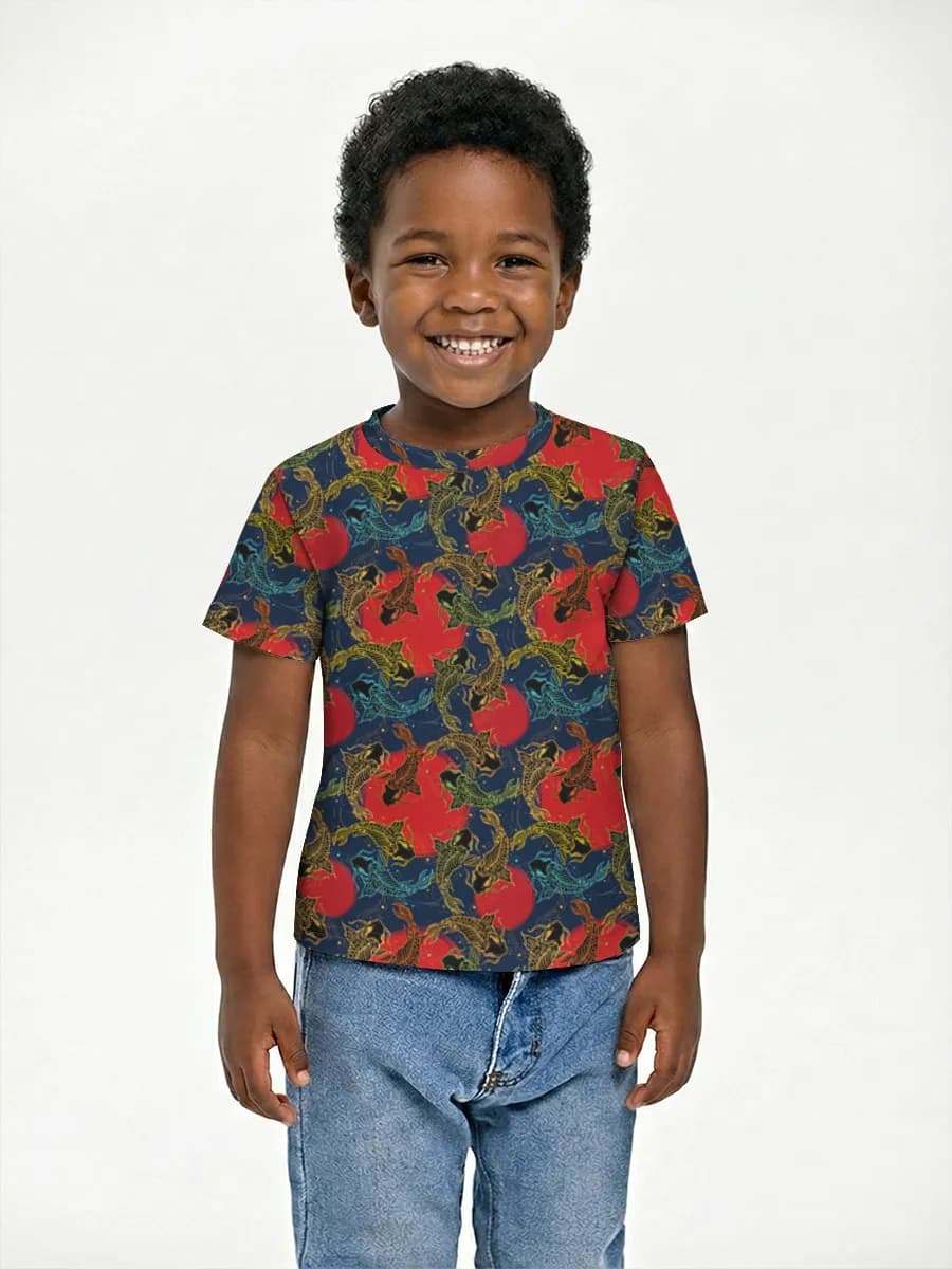 Children's cotton T-shirt (for boys. Copy)