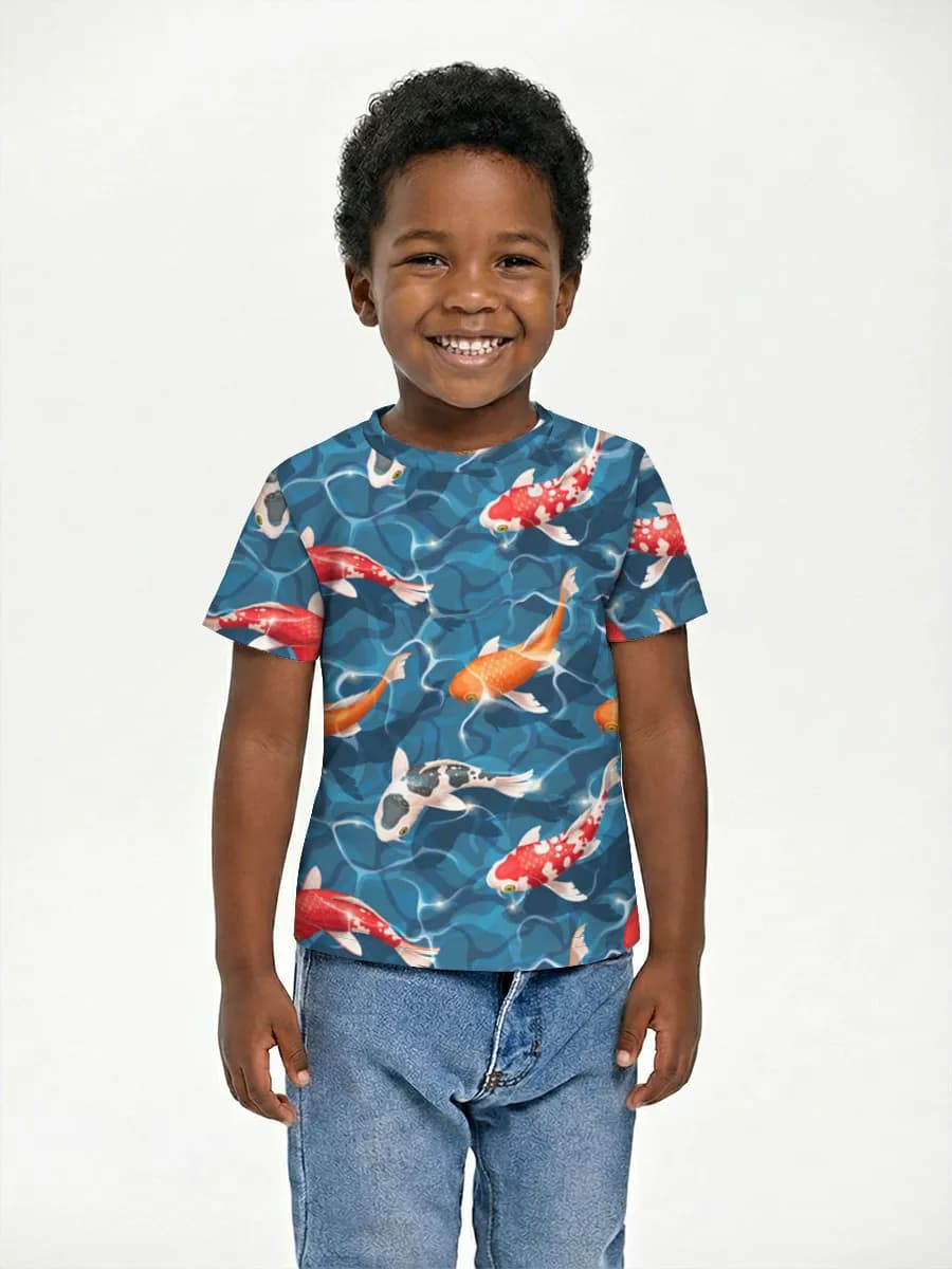 Children's cotton T-shirt (for boys. Copy)