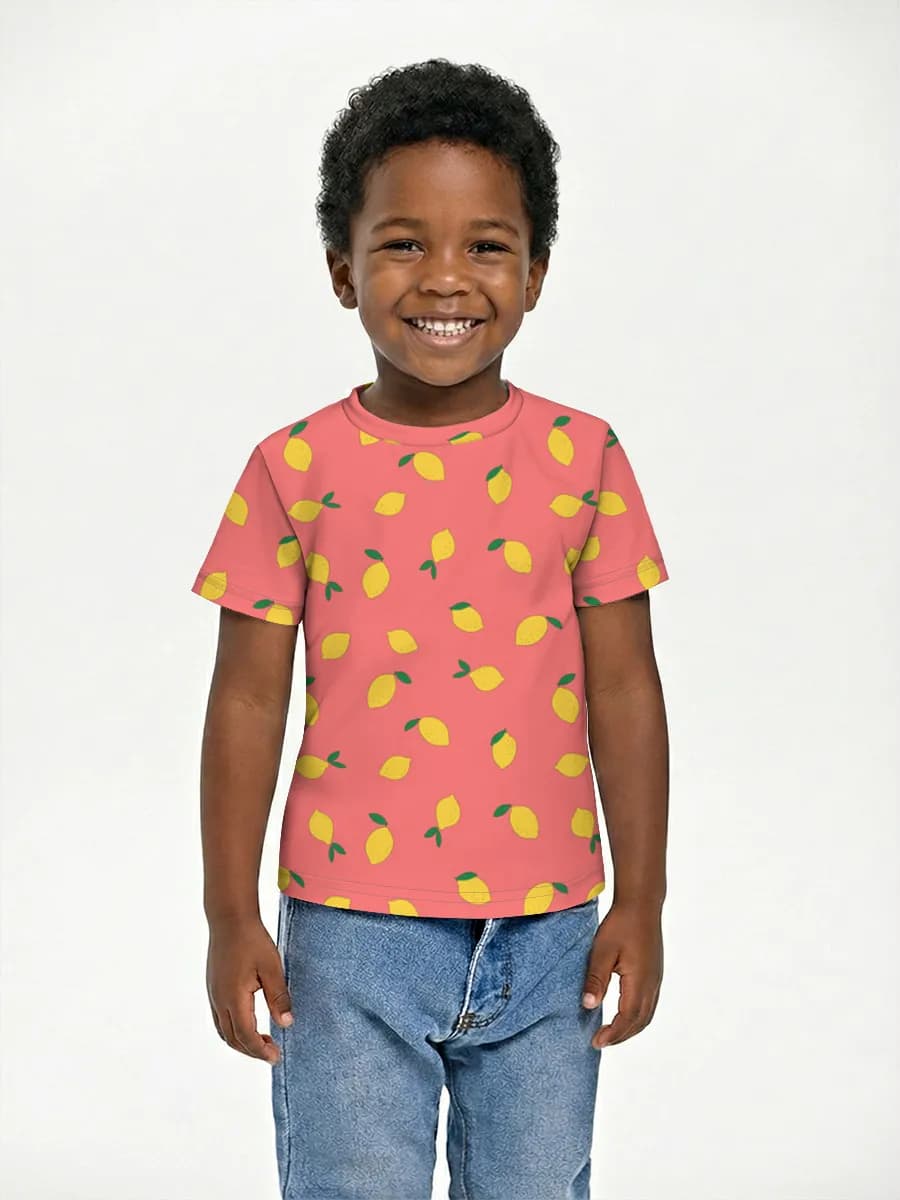 Cute Lemons On Coral