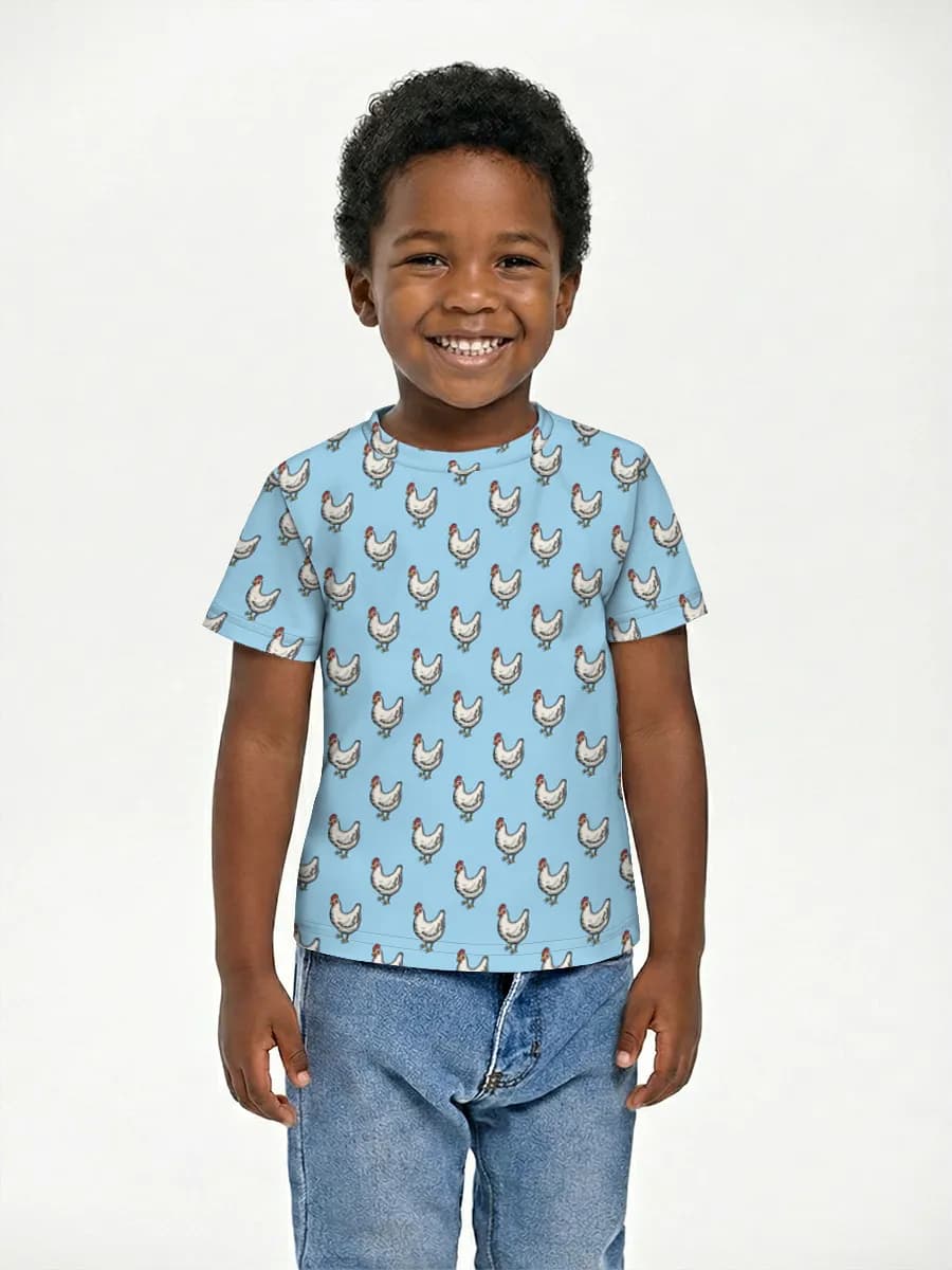 Children's cotton T-shirt (for boys. Copy)