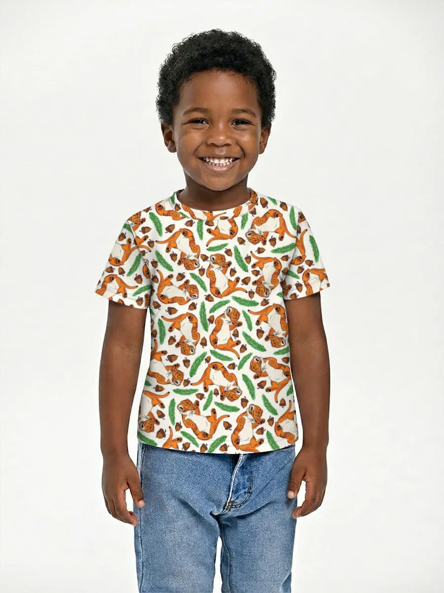 Playful Tigers And Acorns