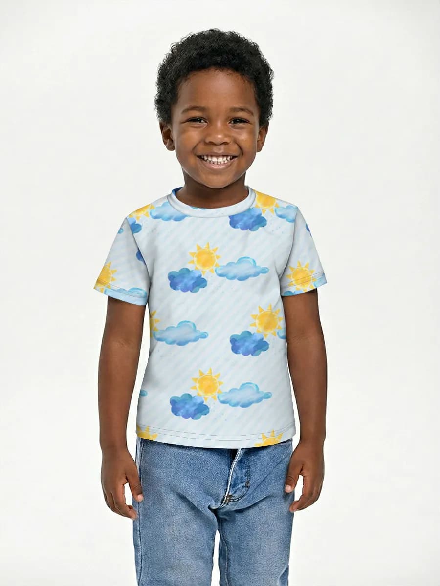 Children's cotton T-shirt (for boys. Copy)