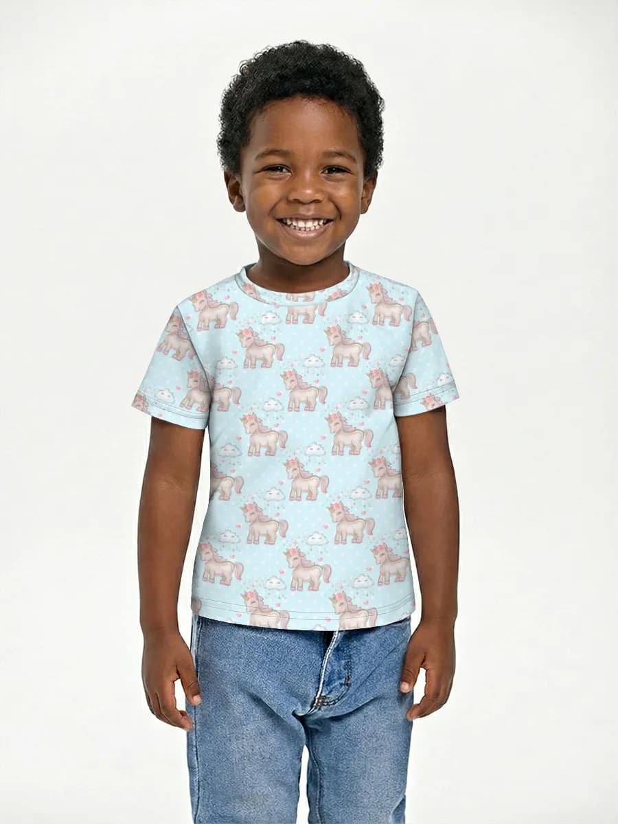 Children's cotton T-shirt (for boys. Copy)