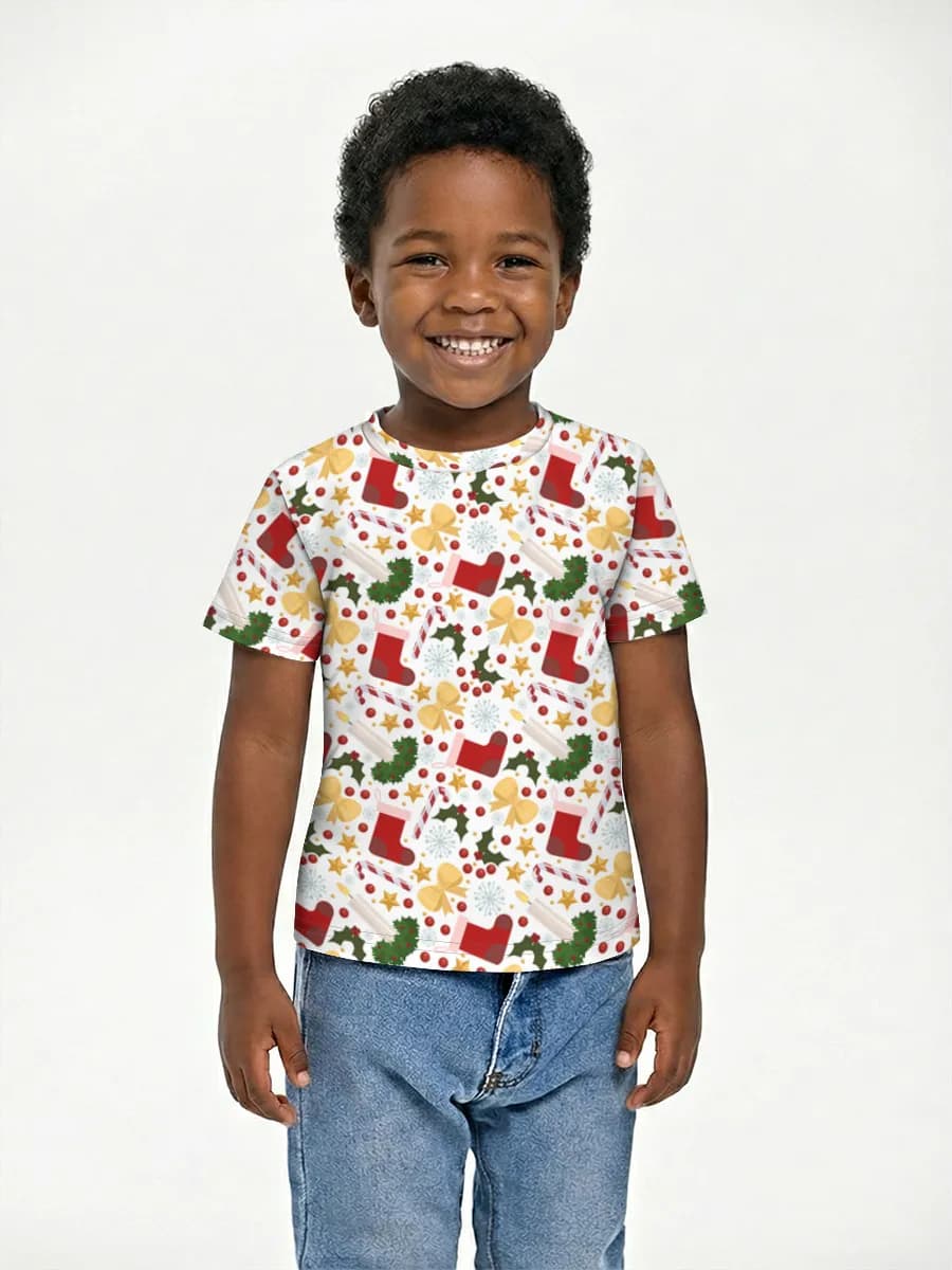 Children's cotton T-shirt (for boys. Copy)