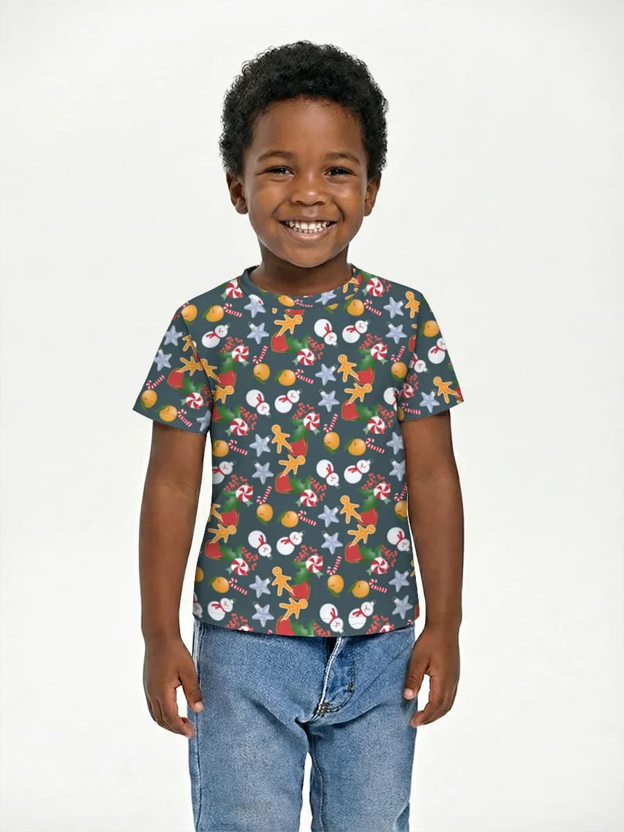 Children's cotton T-shirt (for boys. Copy)