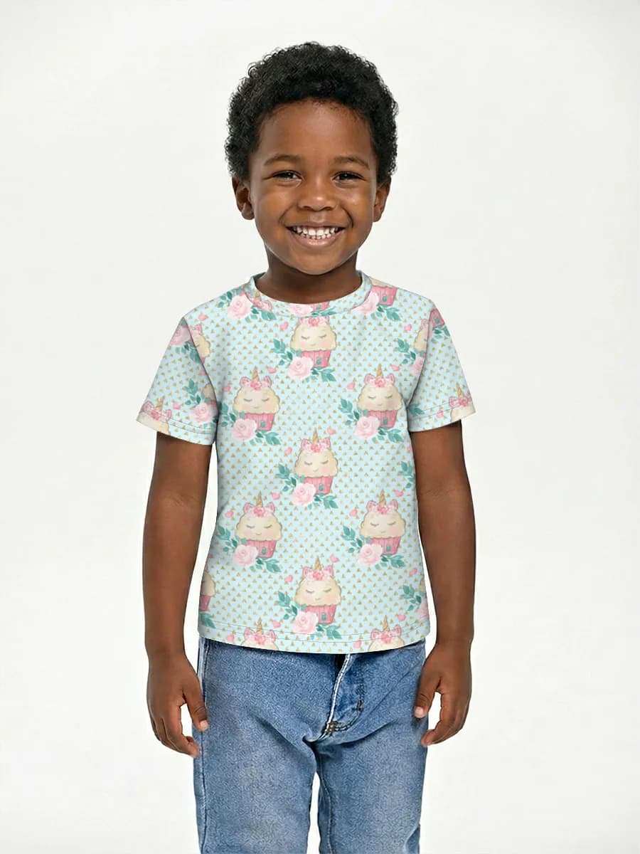 Children's cotton T-shirt (for boys. Copy)