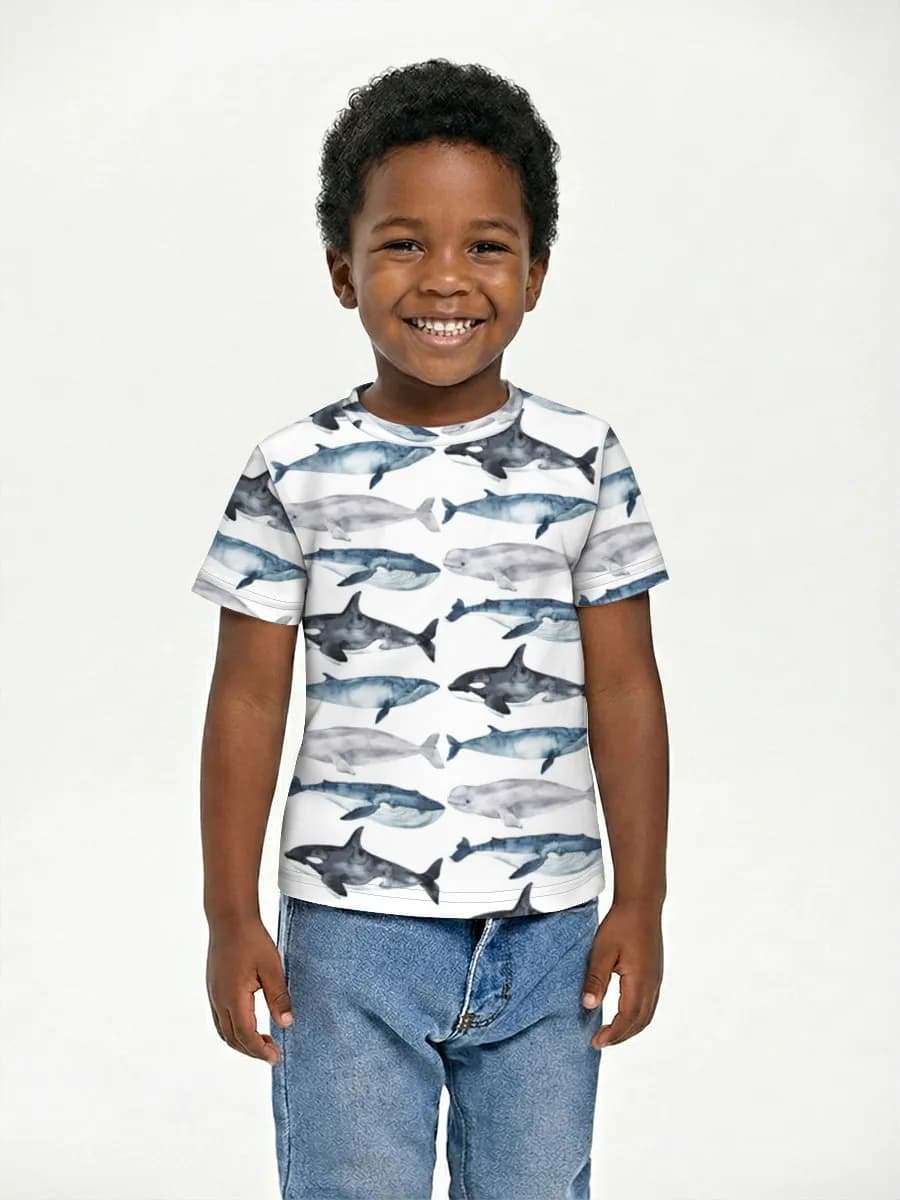 Children's cotton T-shirt (for boys. Copy)