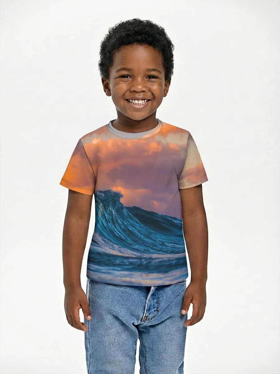 Children's cotton T-shirt (for boys. Copy)