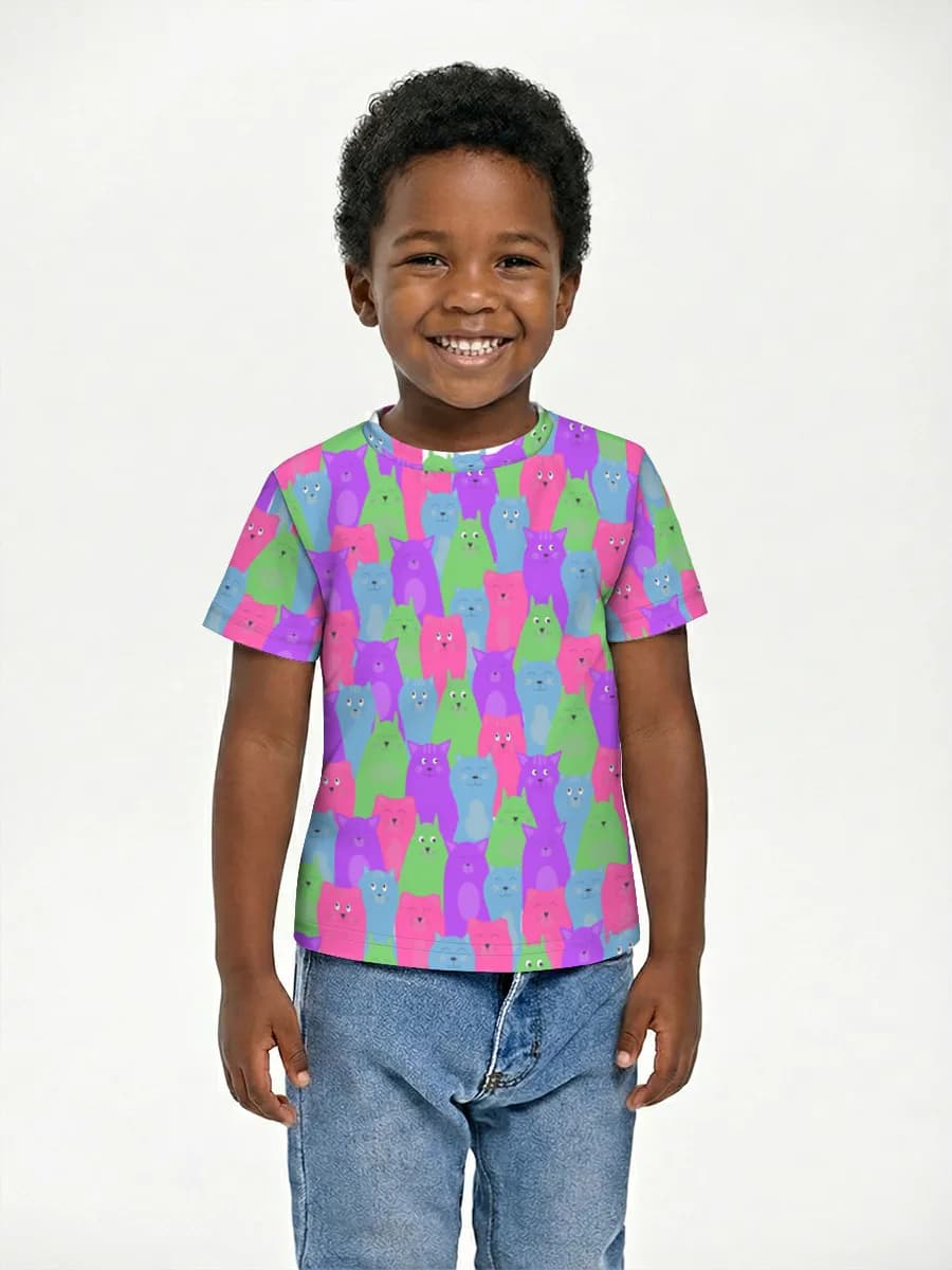 Children's cotton T-shirt (for boys. Copy)