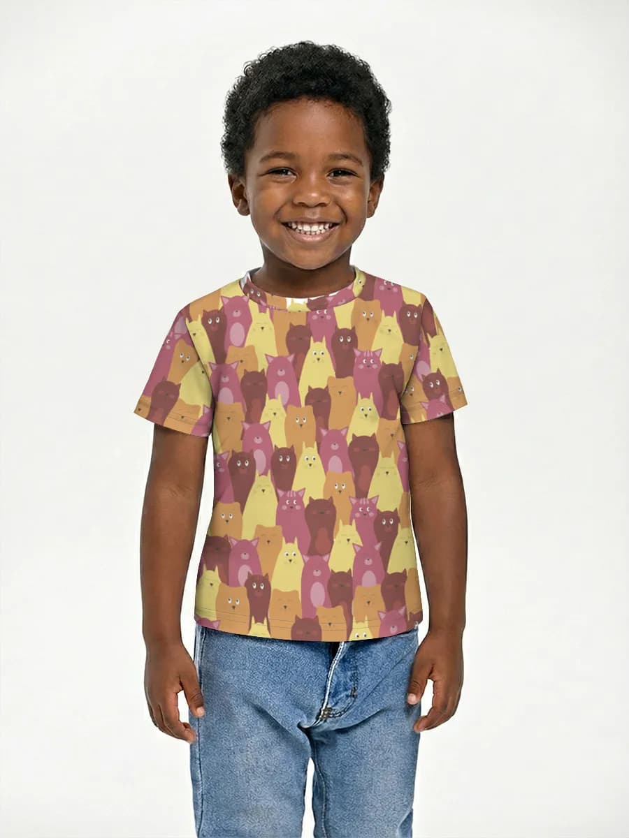 Children's cotton T-shirt (for boys. Copy)