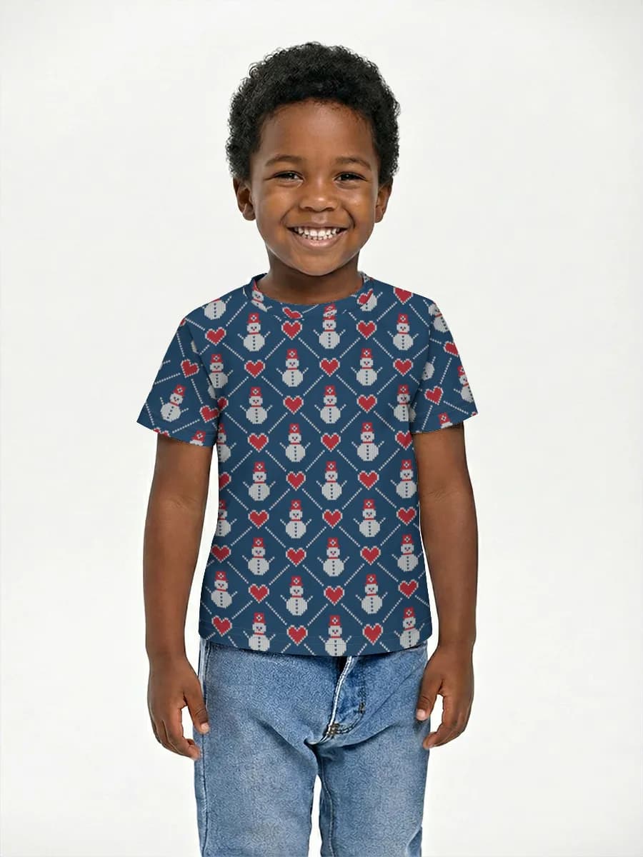 Children's cotton T-shirt (for boys. Copy)