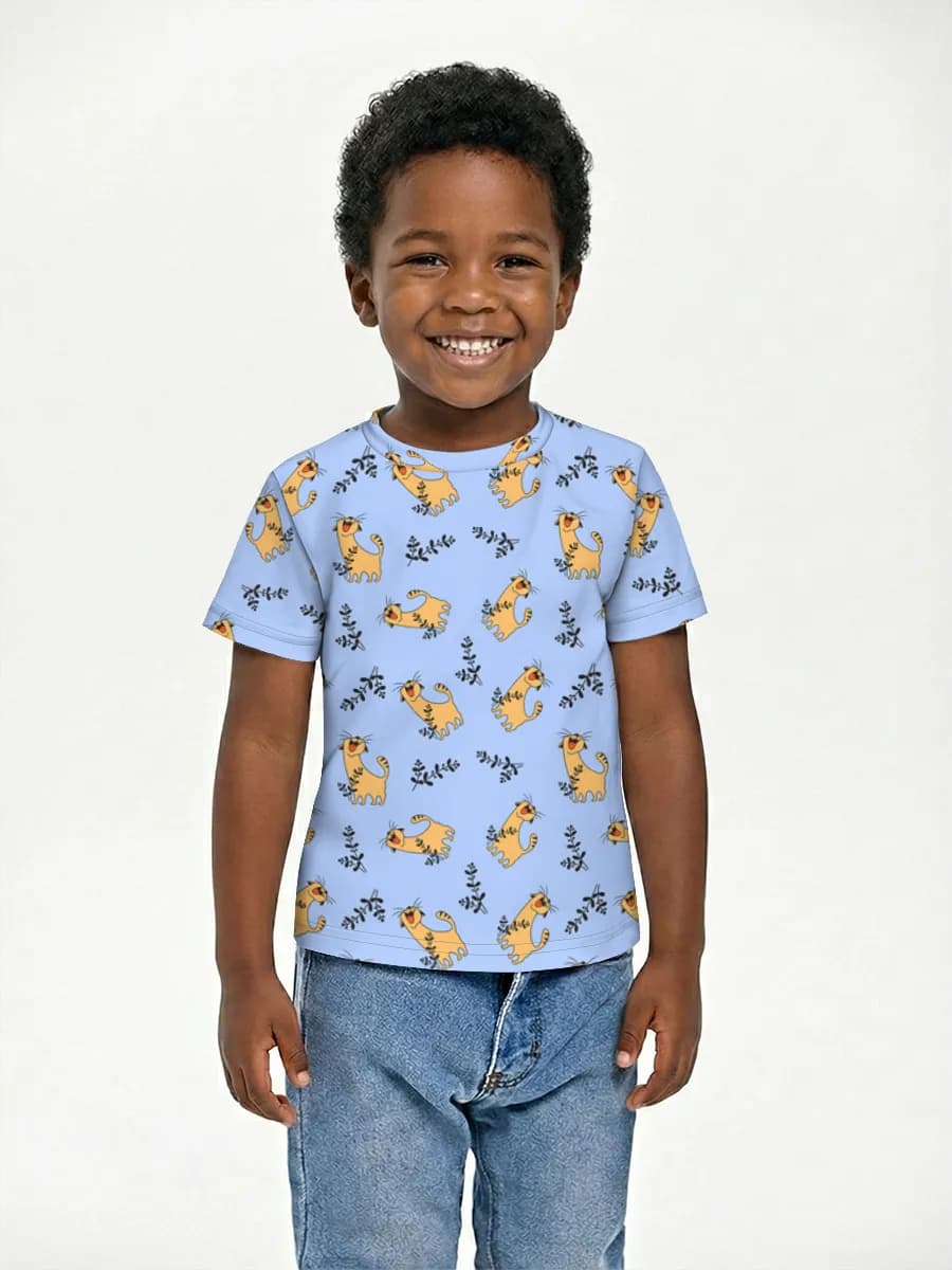 Children's cotton T-shirt (for boys. Copy)
