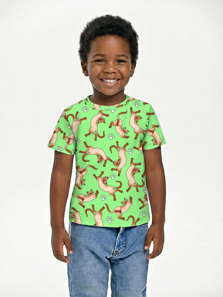 Children's cotton T-shirt (for boys. Copy)