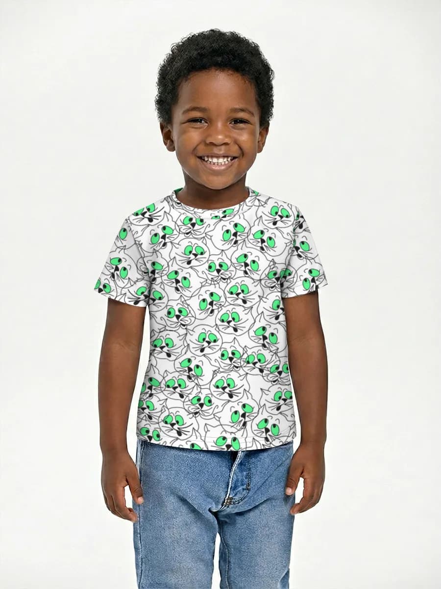 Children's cotton T-shirt (for boys. Copy)