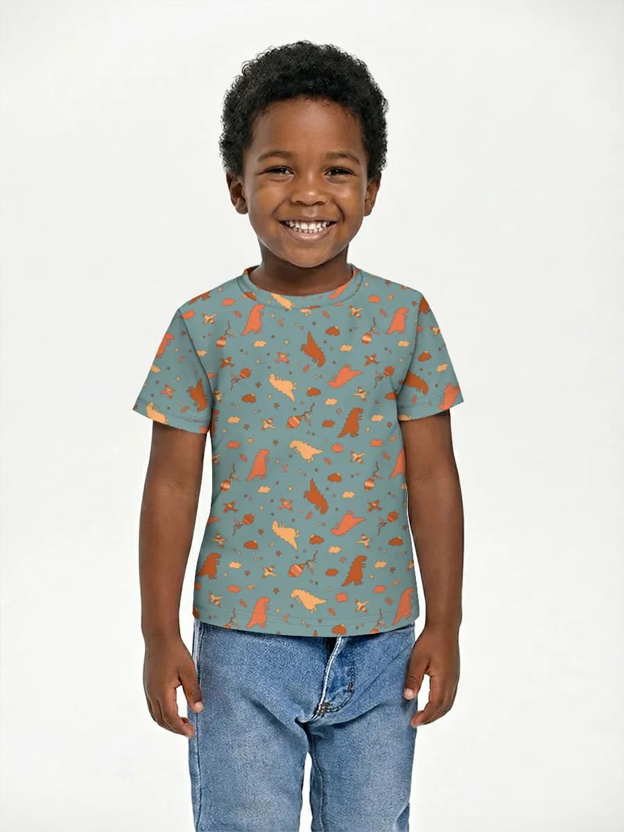 Children's cotton T-shirt (for boys. Copy)