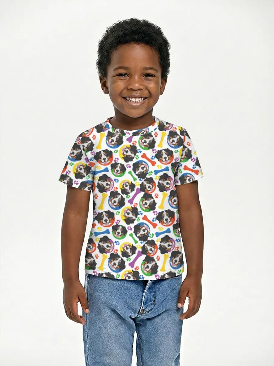 Children's cotton T-shirt (for boys. Copy)